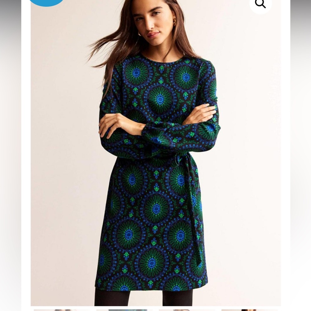 Boden Violet Ponte Shift Dress size 12R
